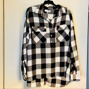 Old Navy !!!NWT!! Black and White Flannel